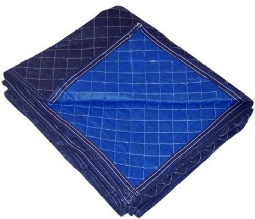 UBOXES 72 X 80 Economy Moving Blankets, 12 Pack, Professional Quilted Blue /
