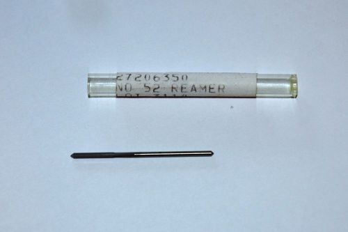 Ford mfg co. wire carbide reamer #52 straight flute 27206350 nib nos for sale