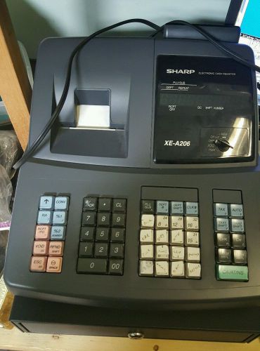 Sharp XE-A206 Electronic Cash Register CLEAN used