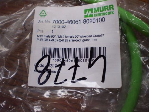 New Murr Elektronik 7000-46061-8020100 CUBE67 Cable Connector 4213102