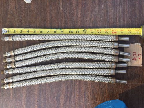 BRAIDED BOSE STAINLESS STEEL LOT OF 7 (#21)