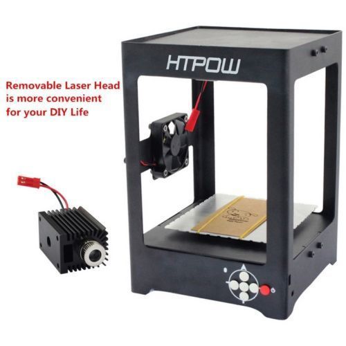 HTPOW 500mW Laser Engraver Printer Carver Logo Wood Cutting Engraving Machine