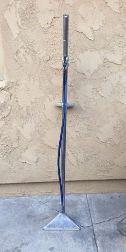 Stainless steel carpet cleaner wand, 12&#034; wide, 5ft long. for sale