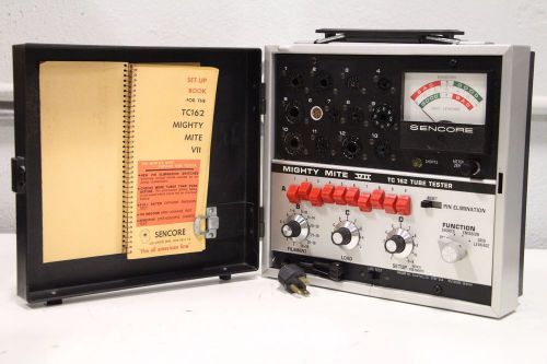 Sencore tc-162 tube tester mighty mite vii + free shipping!!! for sale