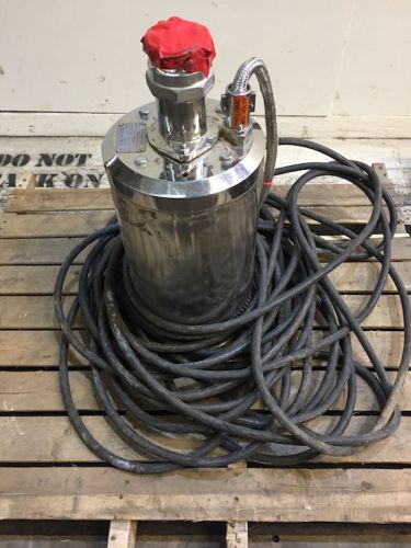 Ebara submersible pump 5 hp/3550 rpm/3 ph model 80dwpmss654 for sale