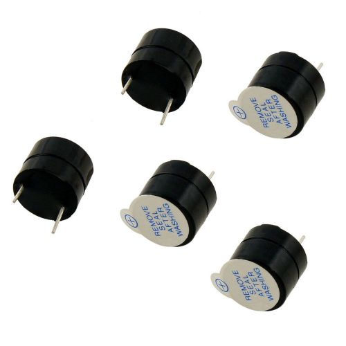 Uxcell a12081600ux0477 12 mm Diameter 5 Piece DC 5V 2 Terminals Electronic Co...