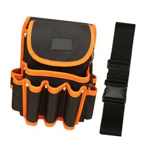 Electrical Tool Bag Waist Hanging Belt Holder Storage Pockets Type F