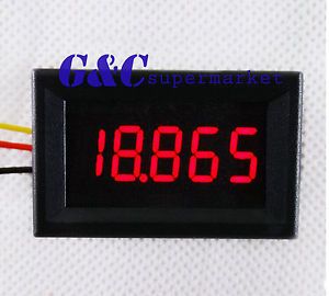 Red 0.36&#034; LED 5 Digit DC 0-33.000V Digital Voltmeter Voltage Meter Car Panel M42