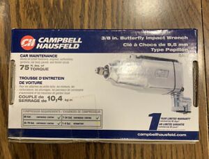 Campbell Hausfeld TL1017 Butterfly Impact Wrench 3/8 Inch  AS IS