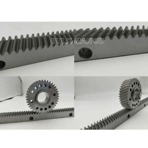 External Module 1.0 Gear Rack Precise Straight Teeth CNC Rack for V Slot T Slot