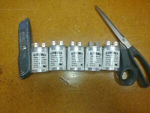 TEMCo 5 MFD 370-440 VAC run capacitors. Lot of 5.  Part # RC0047