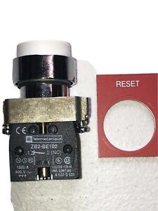 Reset Button Switch ZB2-BE101C And BE102 22mm Latching 2 Position.