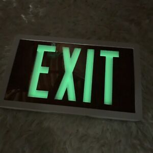 Isolite Self Luminous Red One Sided Exit Sign Replace Before June 2030