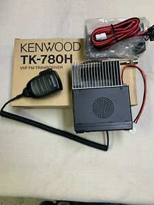 Kenwood TK-780H VHF New Old Stock/Microphone/Cable/Bracket