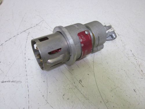 CROUSE-HINDS BP59 PLUG 30A 3P 250VAC *AS PICTURED* USED