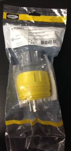 Hubbell - bryant watertight plug, nema l5-30p, 30a/125v for sale