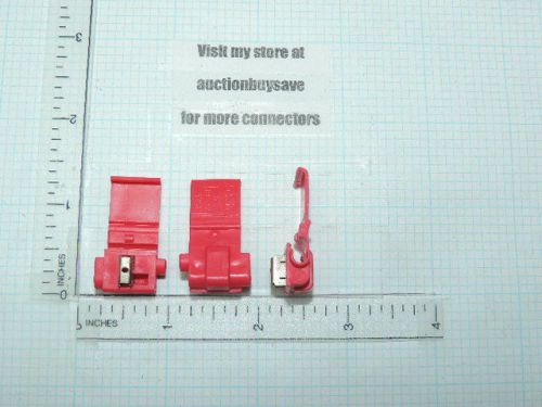 50 Scotchlok 3M 558 Self-Stripping Electrical Tap Connector 054007-14861 Red