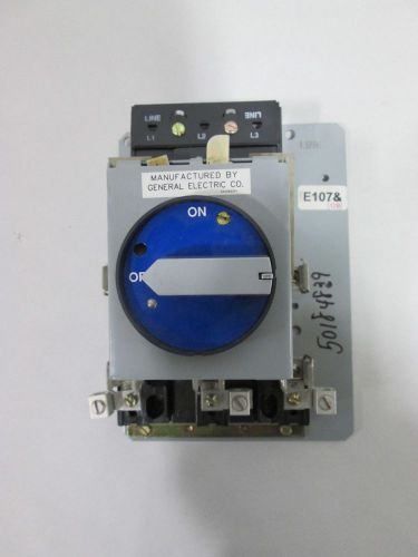 New general electric ge thmr3222 60a 600v 3p fusible disconnect switch d380813 for sale
