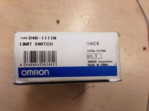 Omron D4B-1111N Limit Switch - &#034;NEW&#034; in box