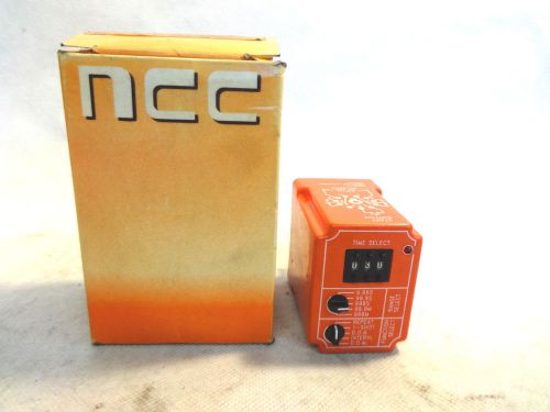 New in box ncc tmm-0999m-467 .05 sec.-999min timer-relay no instructions for sale