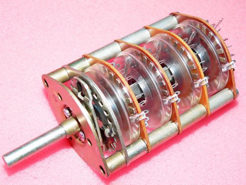 Rft rotary switch 24 positions 4 poles attenuator volume control germany for sale