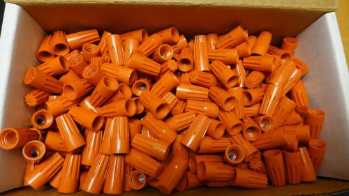 330 ps NEW 14-22 GAUGE Screw-On ORANGE WIRE NUTS CAPS CLOSED END HOME CONNECTOR