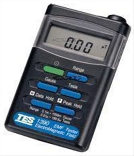 Tester tes1390 field gauss electromagnetic meter emf for sale