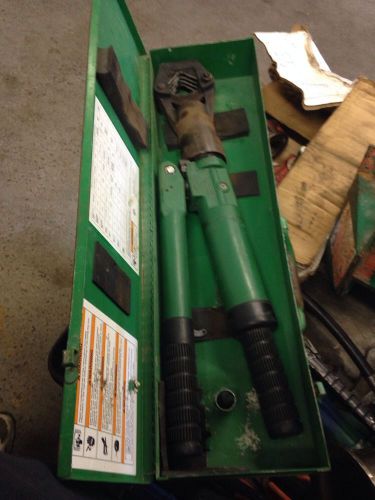Greenlee 1990 Dieless Hydraulic Cable Wire Crimper