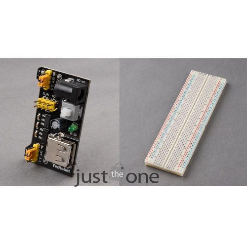 830 points mb-102 mb102 solderless pcb breadboard w/ 3.3v/5v power supply module for sale