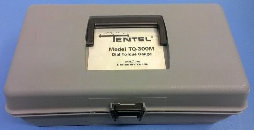 TENTEL Model TQ-300M Dial Torque Gauge