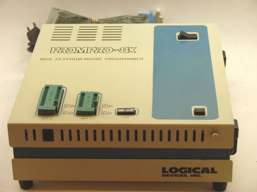 LOGICAL DEVICES INC.*PROMPRO-8X MOS*EE/EPROM/MICRO PROGRAMMER* b50
