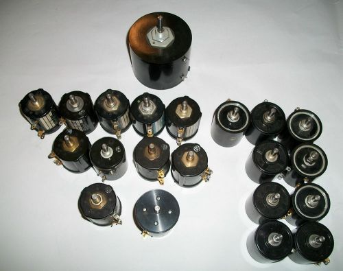 Lot of 21 beckman precision  potentiometer helipot used for sale
