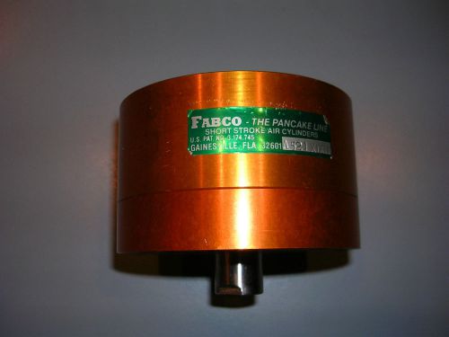FABCO-AIR  A-521-XDR DOUBLE ACTING  PANCAKE CYLINDER  21/&#034;2 BORE 1/2 &#034; STROKE