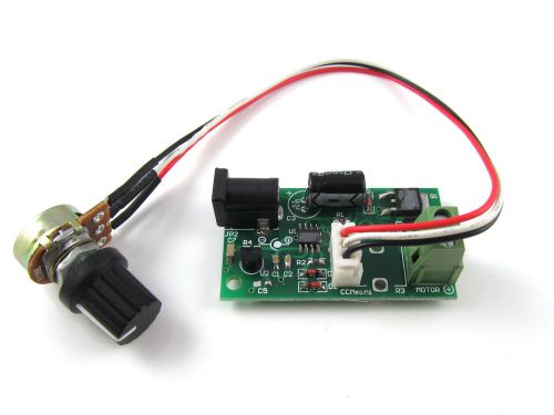 Ccmmini 6-12-24v dc motor speed control pwm controller reversing switch plug 3a for sale
