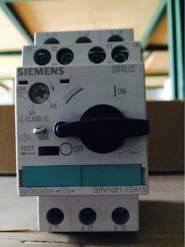 NEW SIEMENS Circuit Breaker 3RV1021-1GA15