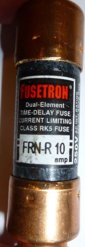 NIBITEM FRN-R-10 R46 Bussman Fusetron Time Delay Fuse Dual Element 10A 250V RK5