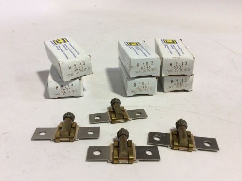 Lot of 10 square d overload relay thermal unit b32 b2.40 b10.2 b9.10 for sale