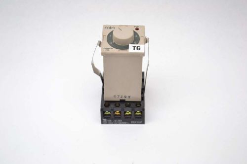 Omron h3g-8c 0-5 min solid state 8 pin socket base relay 120v-ac timer b439395 for sale