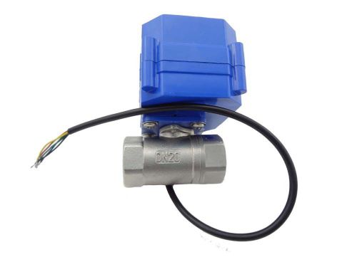 110v motorized ball valve,dn20(reduce port)(npt),stainless steel,2 way, for sale