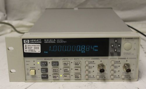 HP 53131A Universal Frequency Counter w/ Rear 3 GHz Agilent