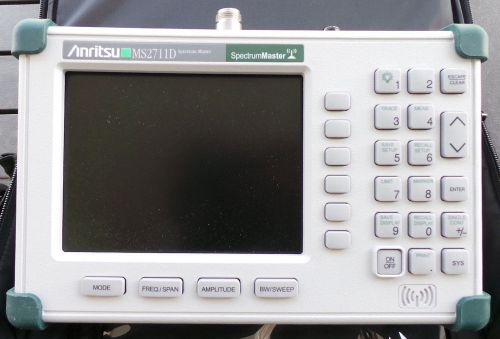 Anritsu ms2711d hand held spectrum analyzer 100khz-3.0ghz w/tracking generator! for sale