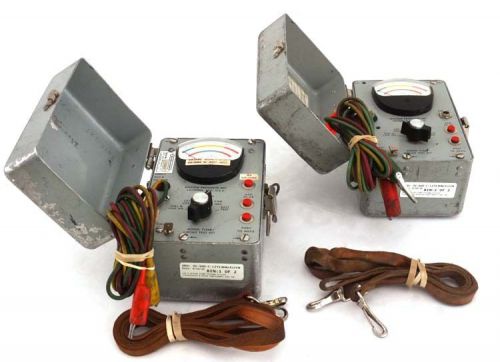 Lot 2 Vintage Wilcom T136B Compact Level/Noise Measurement Circuit Test Set