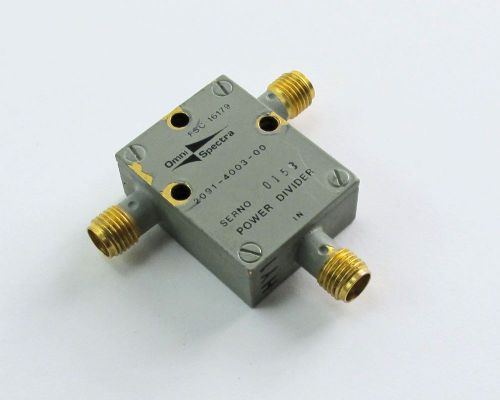 Omni Spectra 2091-4003-00 Gold Power Divider 1.6-1.8 GHz