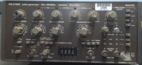 Philips pm5786b pulse generator 1hz-125mhz for sale