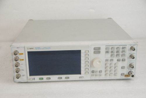 Agilent e4438c vector signal generator, 250 khz to 4 ghz opt:002/1e5/504/401-423 for sale