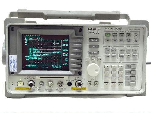 Agilent/HP 8593E Portable Spectrum Analyzer 9 kHz to 26.5GHz