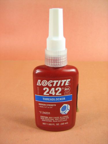 Loctite  -  242  -  1/4&#034;-3/4&#034; Bolts MED Strength Threadlocker Adhesive 1.69 OZ