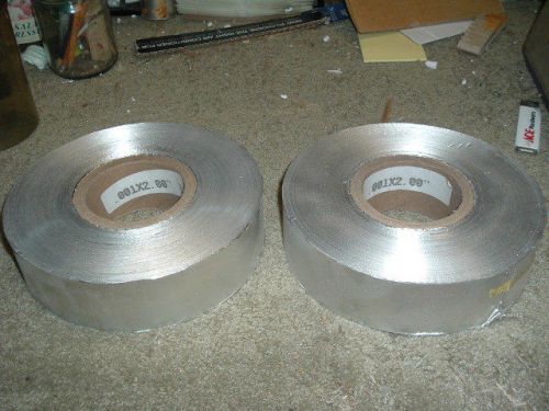 2 new rolls of aluminum foil for making capacitors