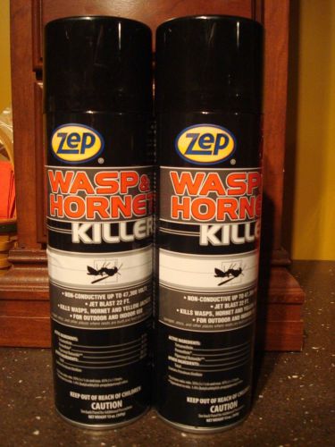 2 CANS * ZEP WASP &amp; HORNET KILLER FREE SHIP! 13 oz. - new cans