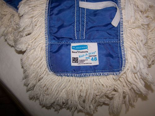 Rubbermaid seco kut-a-way cotton mop 48&#034; for sale